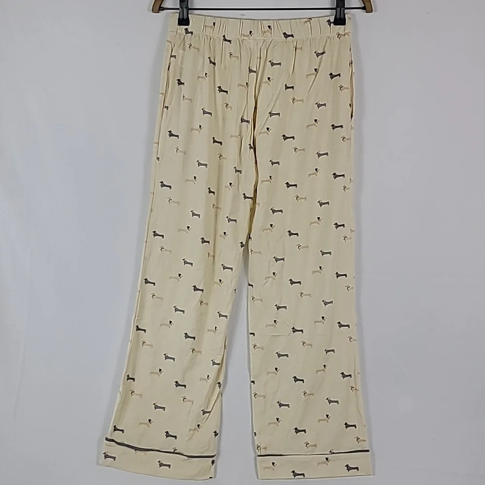 NWOT Magnetic Me Women Modal Beenie Von Weinie Cream Top Bottom Pajamas Sz XS - Picture 11 of 11